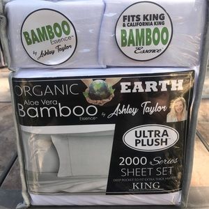 Bed Sheet Set King/Cal King White